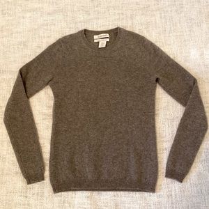 ELLEN TRACY - 100% Cashmere Brown Sweater